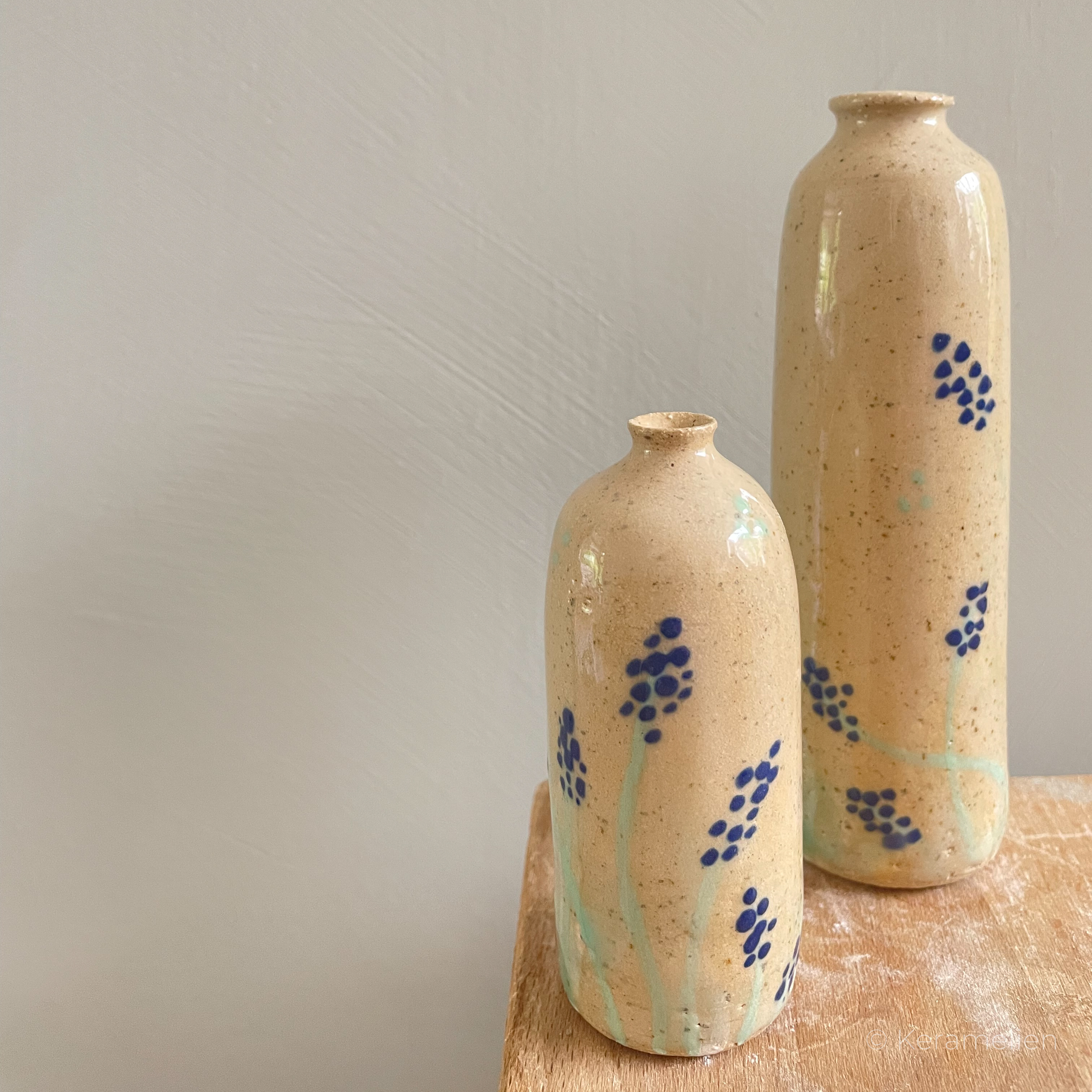 Cursus draaien vaasjes met blaadjes