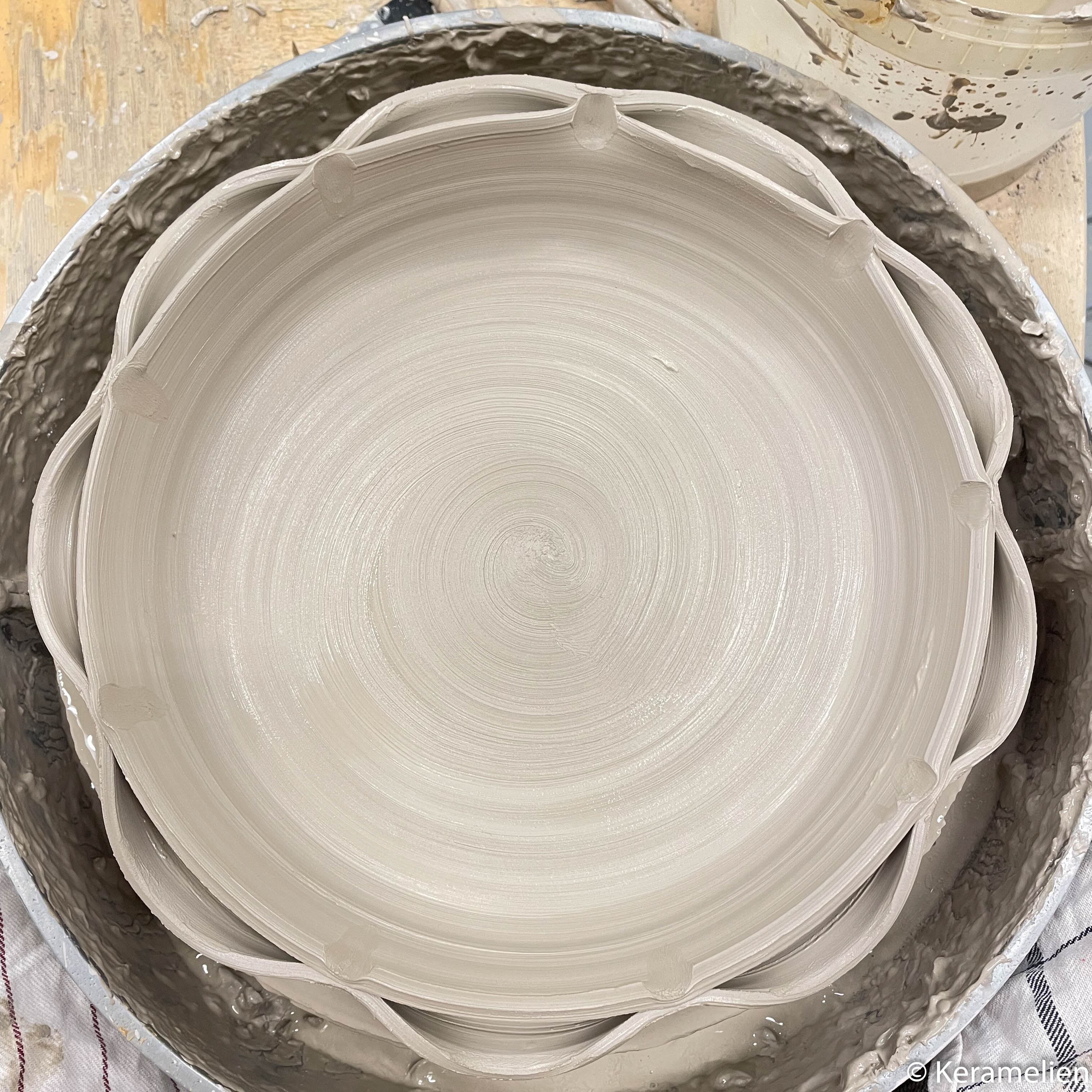 Vervolgcursus draaien kom met dubbele rand